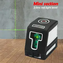 2 линейных лазерных уровня, зеленый/красный луч, вертикальный инфракрасный лазерный уровень, измеритель уровня, инструменты