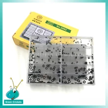 Точный Ассортимент Размеров часы Корона трубка резиновое уплотнительное кольцо комплект для водонепроницаемых часов прокладка для трубы уплотнение для ремонта часов