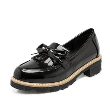 Хороший Весенние туфли на низком каблуке Острый носок с бантом женские Обувь без каблука с открытым носком низкая-топ Vogue Для женщин Обувь шнурованная для женщин черный бежевый