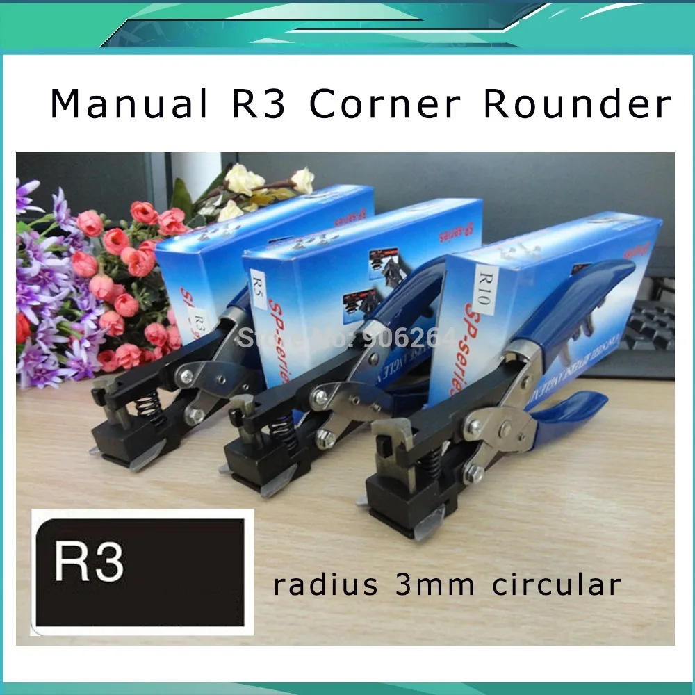 

Free Shipping 3mm R3 Corner Rounder Cutter Corner Plier Hand Held Heavy Duty Steel ID Card Cutting Corners