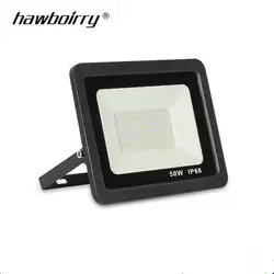 AC110V 220 V Светодиодный прожектор 10 W 30 W 50 W 100 W отражатель светодиодный Водонепроницаемый IP66 Spotlight наружное настенное освещение теплый