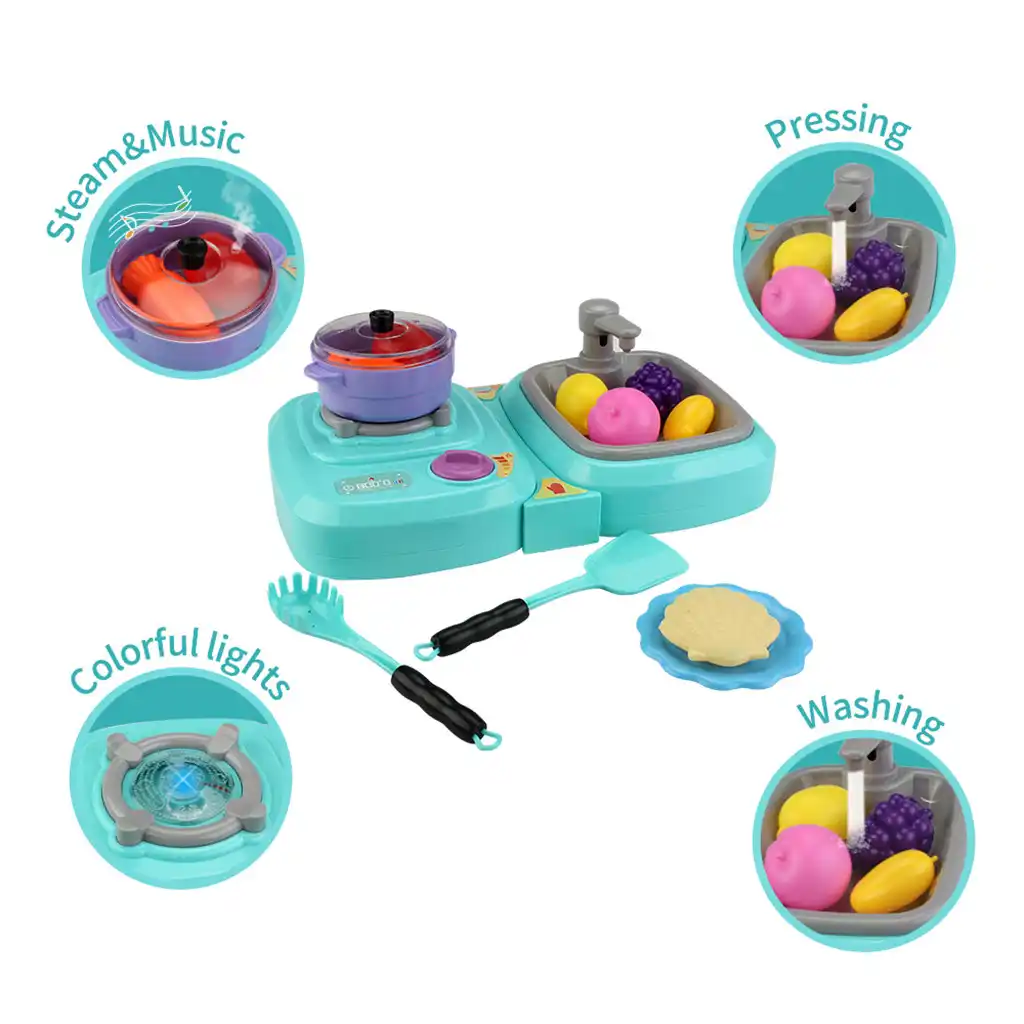 plastic kitchen set