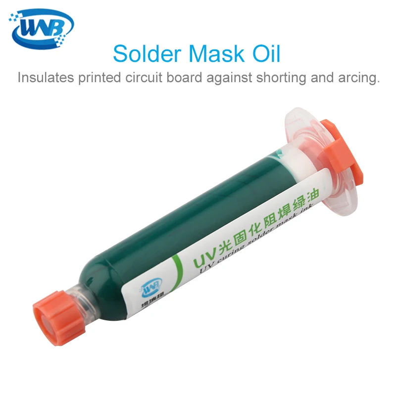 WNB 10 мл зеленая УФ паяльная маска BGA PCB краска предотвращает коррозию дуговая паста поток PCB УФ Фоточувствительный чернила зеленое масло
