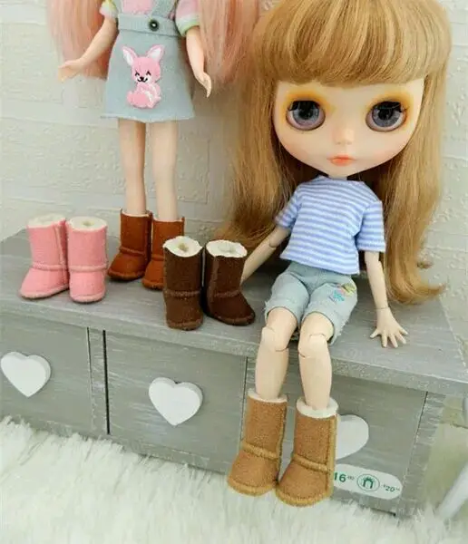 

blyth doll shoes Snow boots 3.5cm (suitable for blyth ,tang kou )