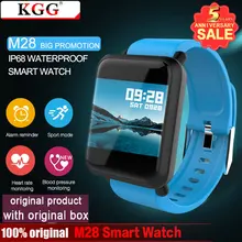 M28 Смарт-часы для мужчин и женщин кровяное давление IP68 Водонепроницаемый фитнес-трекер часы reloj inteligente для IOS Android носимое устройство