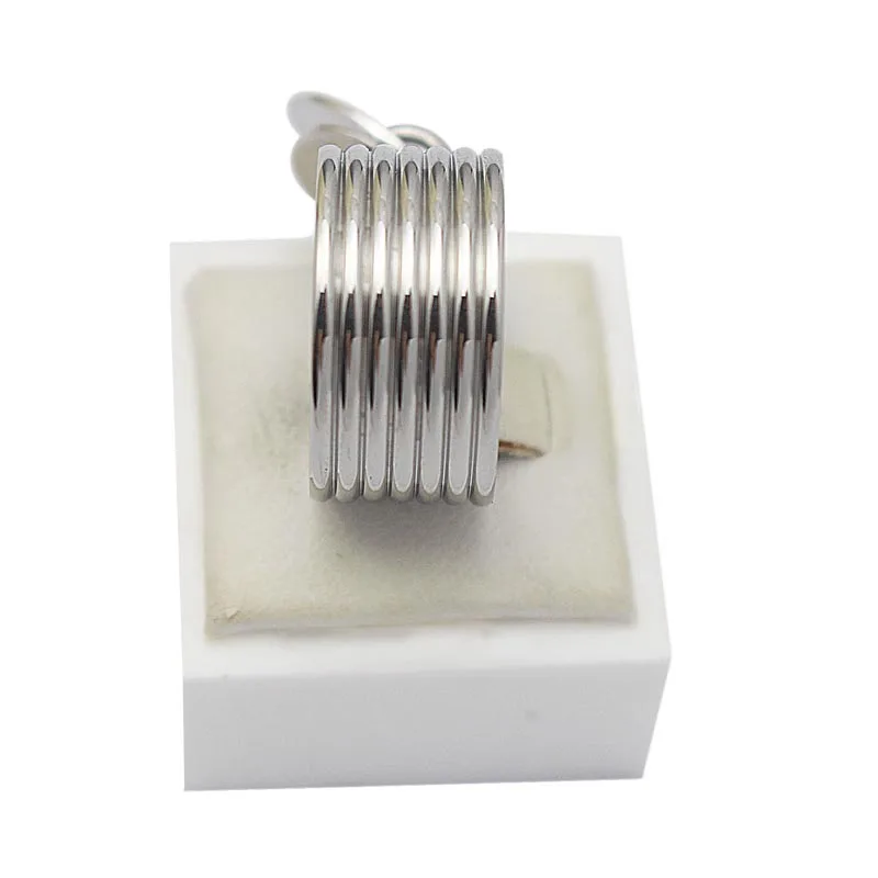 New Fashion Rings For Women Screw pattern 316L Stainless Steel & Metal Silver Ring Jewelry K10026|jewelry ring settings|jewelry findings ringsring