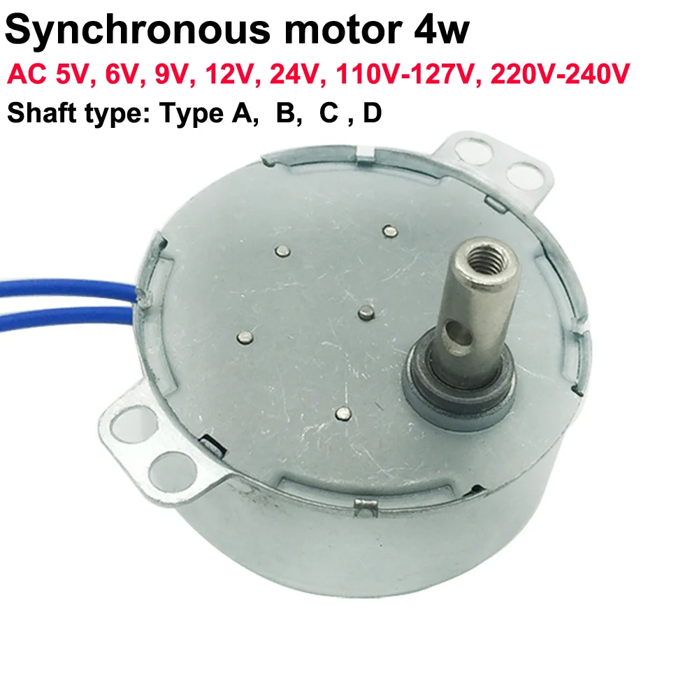 

Bringsmart AC 220V TYC-50 Robust Synchronous Motor Large Torque 0.9-70RPM Reversed Reducer CW/CCW Micro Motor 50/60Hz