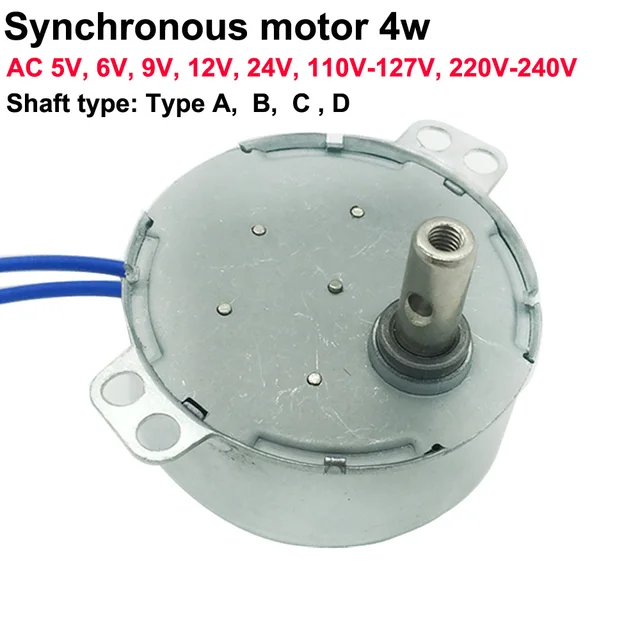 TYC 50 Ac Synchronous Motor 220v fan motor 110v Crafts Rotate