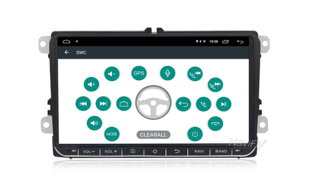 " 2+ 32 г Android 9,1 автомобильный Радио Аудио плеер gps навигация для VW Skoda Octavia golf 5 6 touran passat B6 jetta polo tiguan RDS