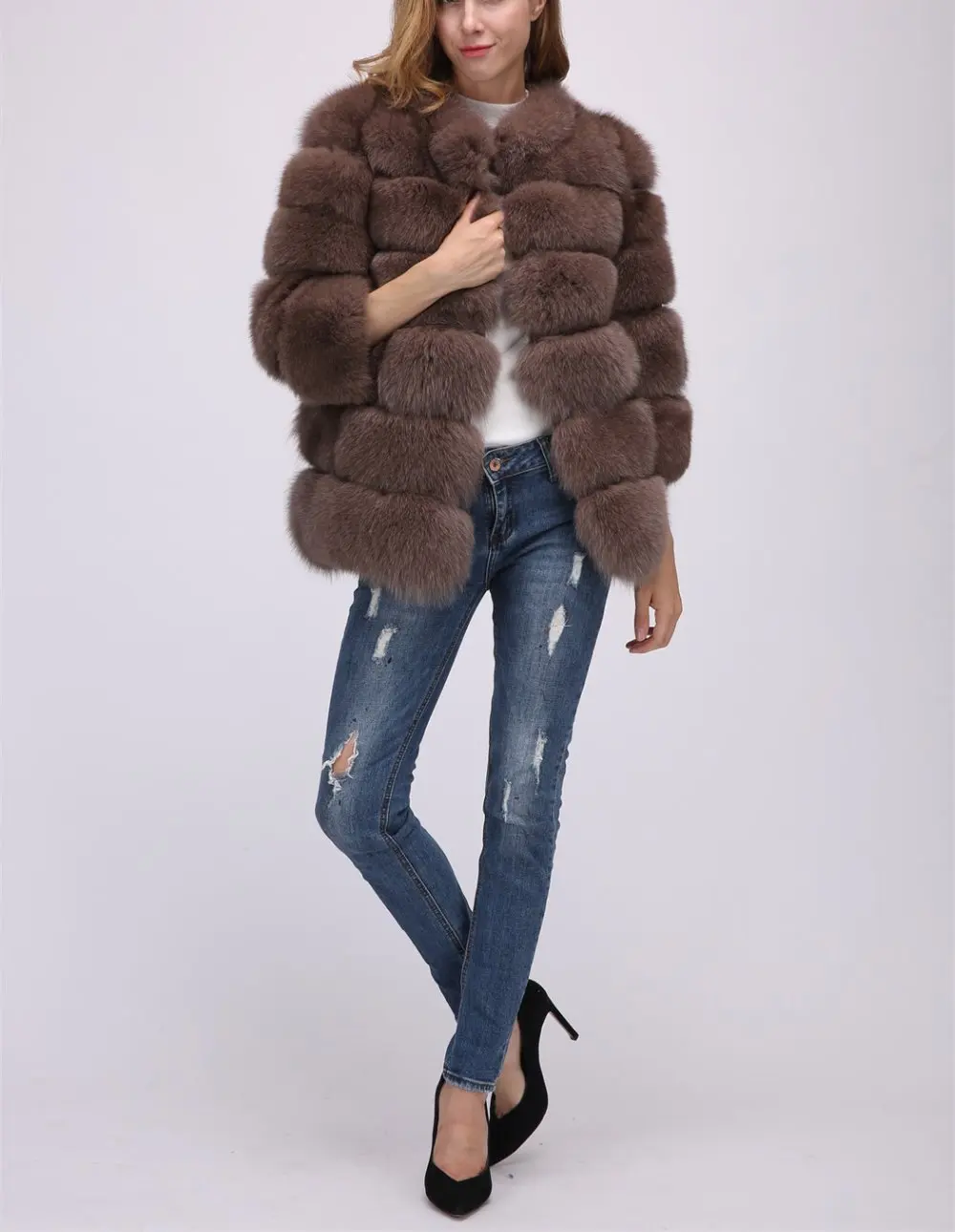 

2018 New Arrival Faux Fur Coat Fashion Nightclub Celebrity Party Sexy Women Elegant Outwear Lady Coats