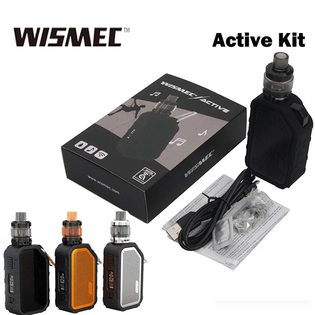 Wismec Active с Amor NS Plus Tank 4,5 мл adopte bluebooth водостойкий/ударопрочный мод служит в качестве электронной сигареты