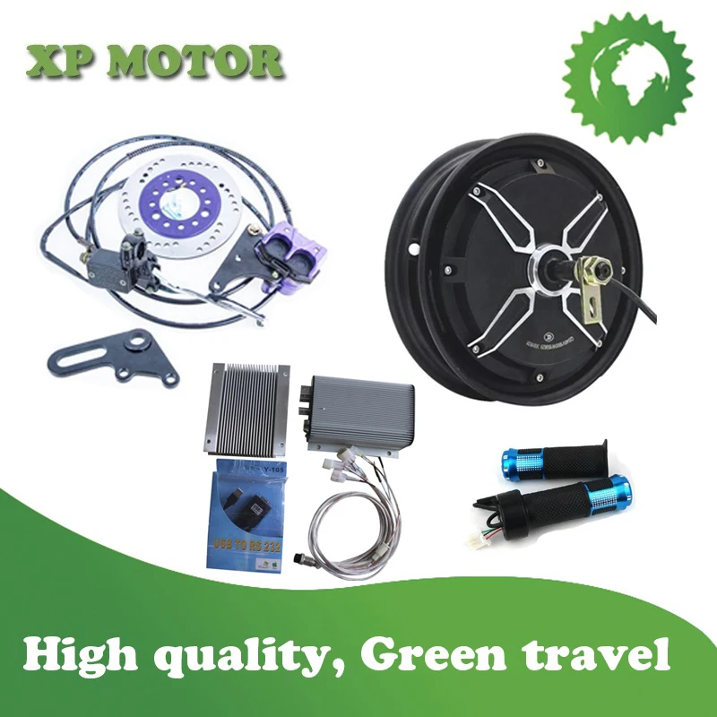 

Free Shipping 3000W 48V-72V 10inch Hub Motor Electric Motorbike Complete Conversion Kits Max.Speed 90-100KM/H