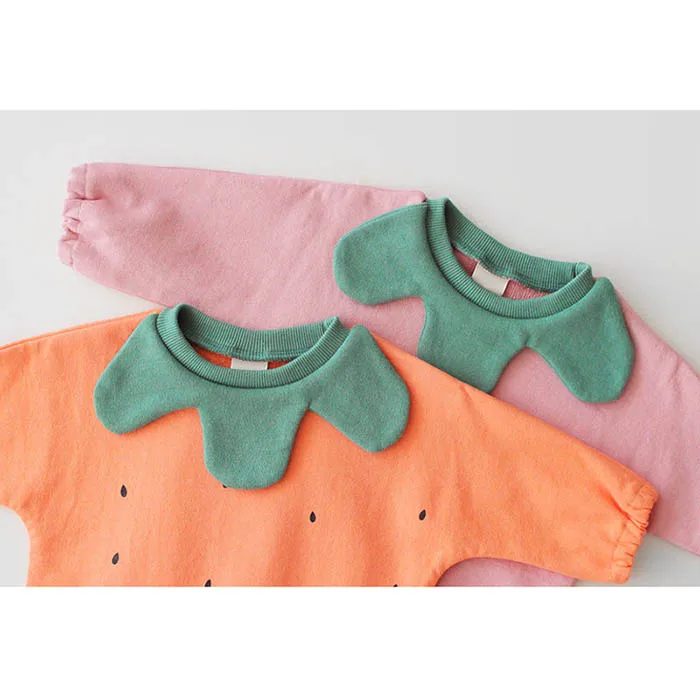 Модный милый комбинезон с капюшоном для новорожденных; одежда для малышей в Корейском стиле; Детский комбинезон; детская одежда; одежда для малышей; ползунки