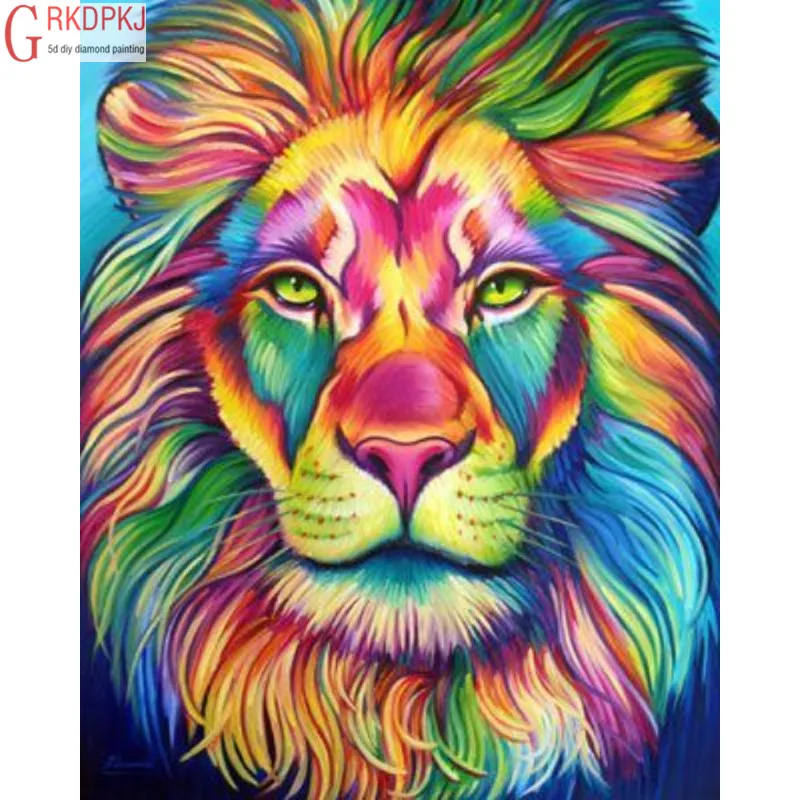 lion drawing images color