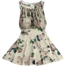 Новинка, Женский Цельный купальник с принтом, высокая горловина, юбка, купальный костюм, летний купальник с пуш-ап, платье для плавания, пляжная одежда, купальный костюм