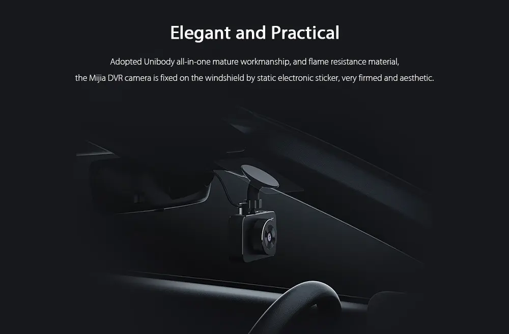 Xiaomi mijia 3.0 inch 1080P Car Digital Video Recorder with 160 Degree Wide Angle