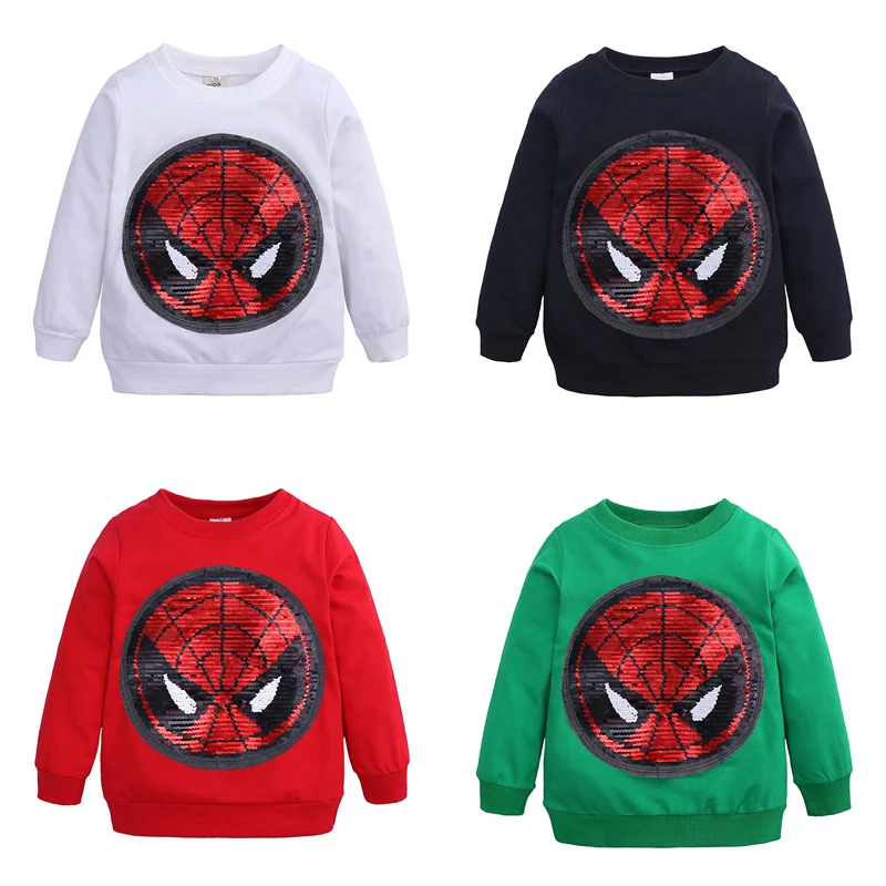 

Kids Sweatshirt Soccer Sequins Boy Girl T Shirt Long Sleeve Spring Autumn Clothes Magic Tops Tees for Children 2-7T BBT097