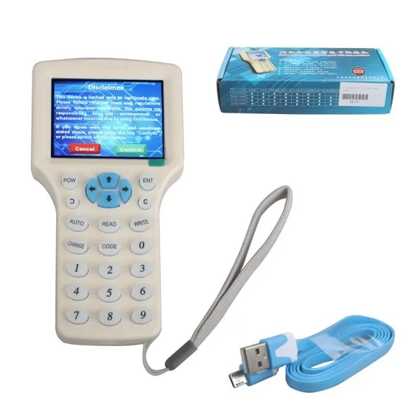 

SK-670 Super Smart Car Key Machine ID-IC Card Copy Device (English Version)