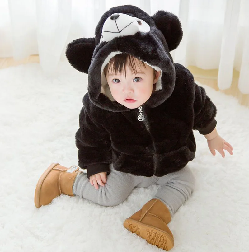 Winter warm baby hooded jackets for boys girls cotton jackets newborns baby coats infant clothes kids outwear (3)