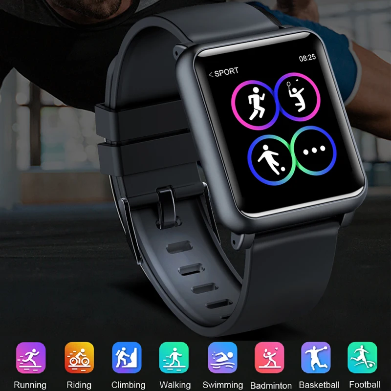 Мужские и женские водонепроницаемые Смарт часы pk e18 Q9 mi band 3 4|Смарт-браслеты| |