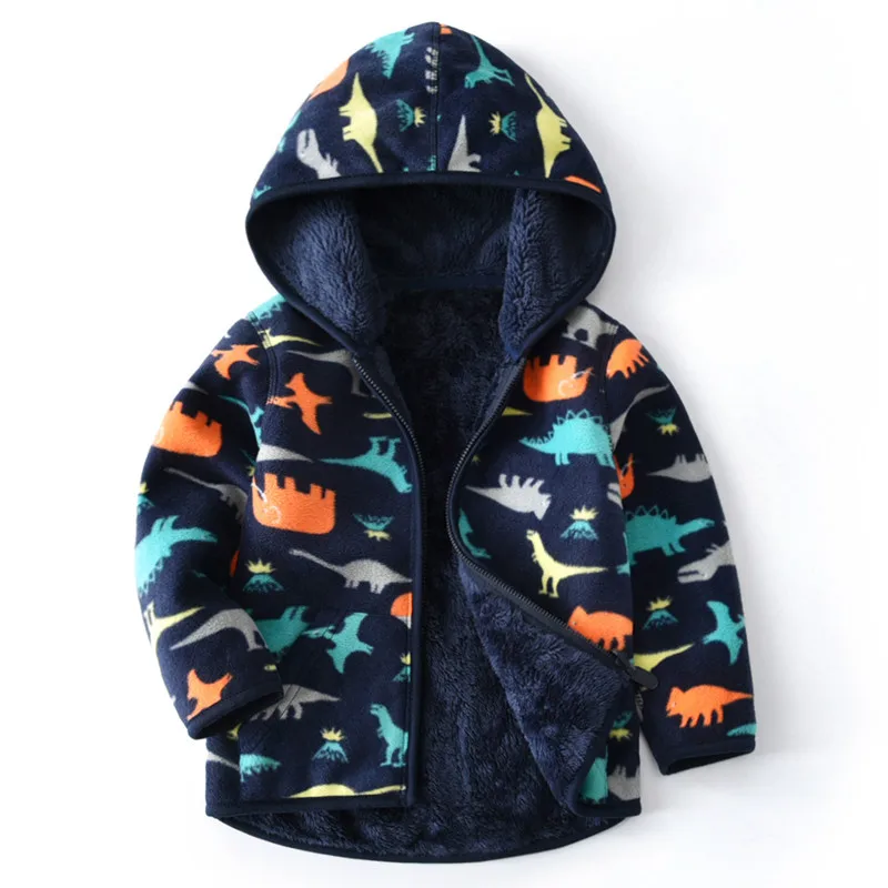 LzCxZDKN Boy Girl Fleece Cardigan Kids Jacket Coral Velvet Sweatshirt Outerwear