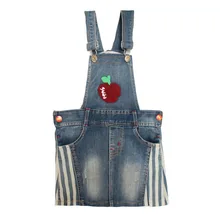 YATFIML/летнее платье для маленьких девочек; джинсовые платья для девочек; комбинезоны со звездами; нагрудник с печатным рисунком; джинсовые юбки; одежда для малышей; Bebe