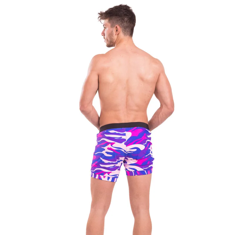 Taddlee Sexy Men's Swimwear Swimsuits Boxer Briefs Bikini Trunks Gay Camo Plus Size Board Shorts for Men Pockets