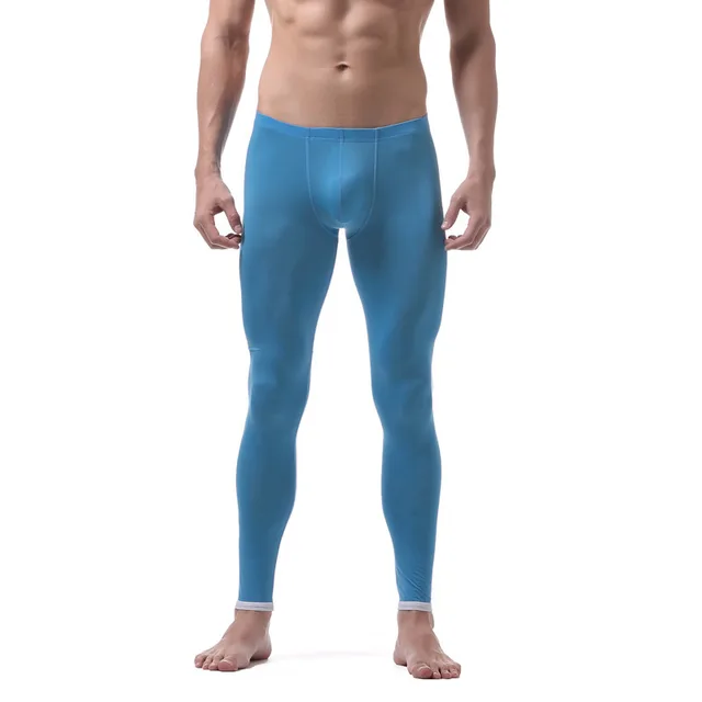 Buy Male Ice Silk Thermal Underwear Men's Long Johns