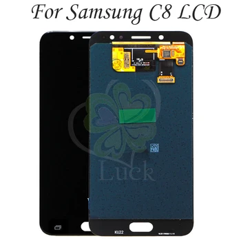

100% Tested Amoled Replacement LCD Compatible For Samsung Galaxy c8 C7 2017 C710F/DS C7100 LCD Screen Touch Digitizer Assembly