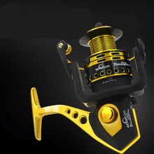 Металлический Спиннинг Рыболовная катушка леска катушка Шестерни соотношение 5,5: 1-упорные шариковые подшипники 12 для рыбалки, из алюминиевого сплава снасти рыболовные принадлежности