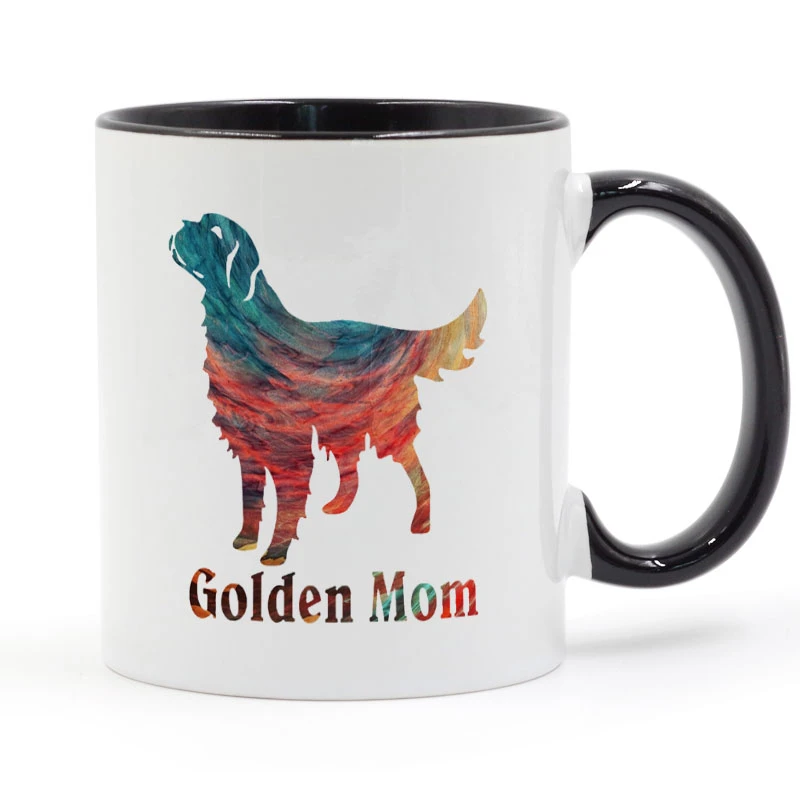 golden retriever mom mug