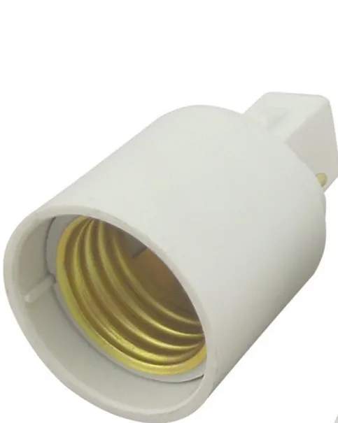 G23 to E27 Socket Base LED Halogen CFL Light Bulb Lamp Adapter Converter Holder 