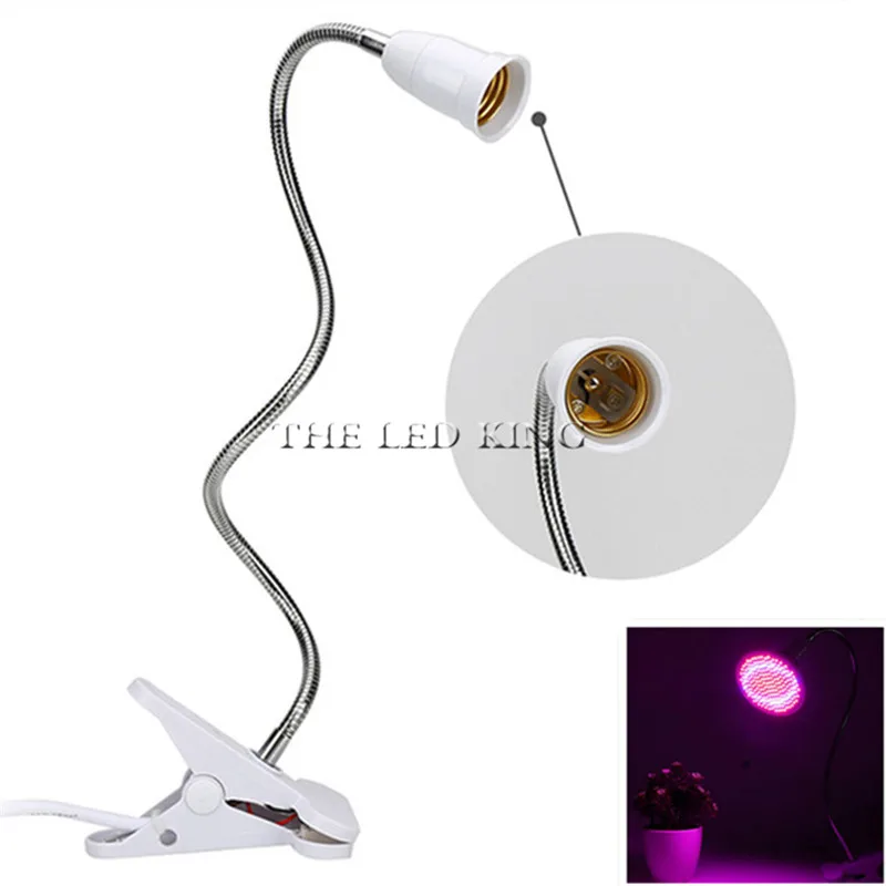 

36 60 80 200 Led Plant Grow Light bulbs for Flower Growing lamp Indoor greenhouse hydroponic Flexible Lamp Desk Holder Clip