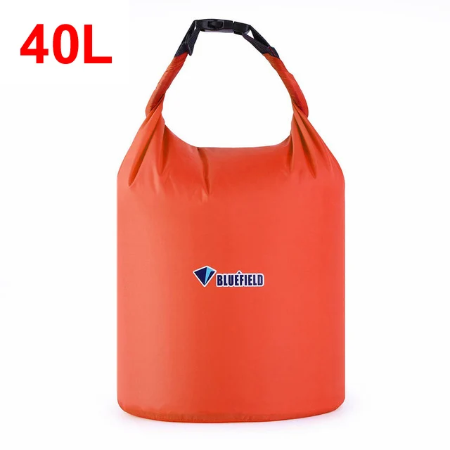 Bluefield 40L 70L Водонепроницаемая уличная сумка для хранения сухая сумка для каноэ каяк Рафтинг Спорт Кемпинг оборудование Дорожный комплект - Цвет: 40L Orange