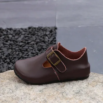

Autumn Japanese Baby Shoes Children Shoes Boys Genuine Leather Loafer Shoes Fashion Comfortable Kids Shoes Girls Casual KS140