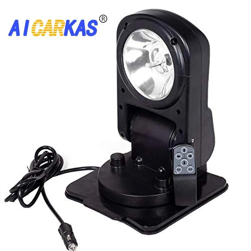 AICARKAS 12V 24V 55W 6000K Ксеноновые прожекторы HID с беспроводным пультом дистанционного