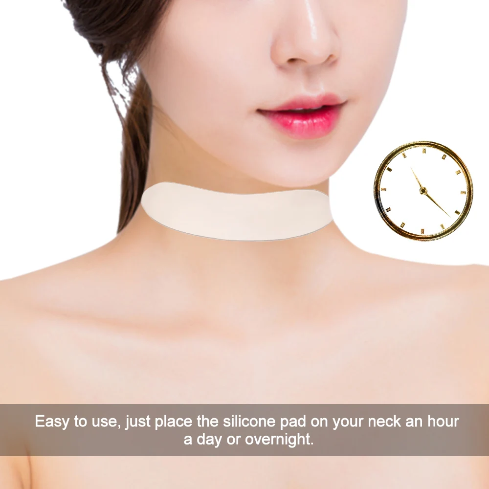Reusable Silicone Neck Pad Neck Tape Wrinkle Pads for Neck Wrinkle
