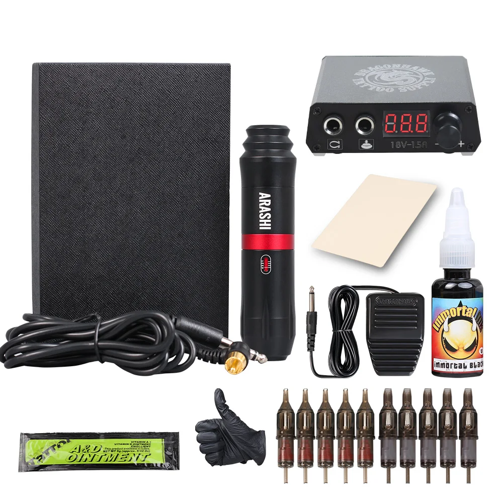 

Adjustable Pen Machine Kits Permanent Makeup Machine Eyebrow Tattoo LCD Power Tattoo Pen Machine Sets