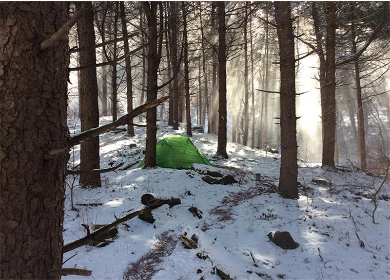 NatureHike открытый 2 Человек Палатка 4 сезон 2 человек Сверхлегкий портативный лучший альпинизмом Велоспорт Туризм палатки