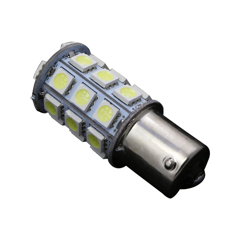 1x1156 BA15S 1157 BA15D T20 7443 27Led 5050 Автомобильные светодиодные поворотные парковочные