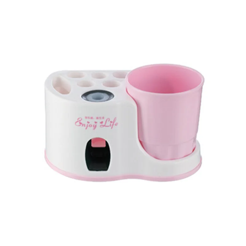 New arrive Creative Wash Cup Bathroom Accessories Automatic Squeezer Toothbrush Holder Wash Gargle Suit Toothpaste Dispenser New arrive Creative Wash Cup Bathroom Accessories Automatic Squeezer Toothbrush Holder Wash Gargle Suit Toothpaste Dispenser