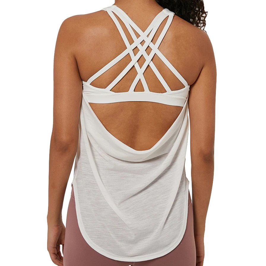 exercise top with built in bra