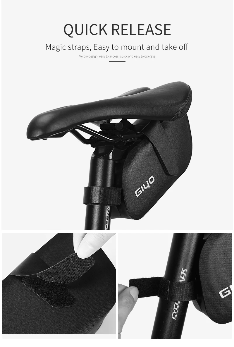 Top Rainproof Bicycle Bag Shockproof Bike Saddle Bag For Bicycle Black Cycling Rear Seatpost Panniers MTB Bike Accessories 4