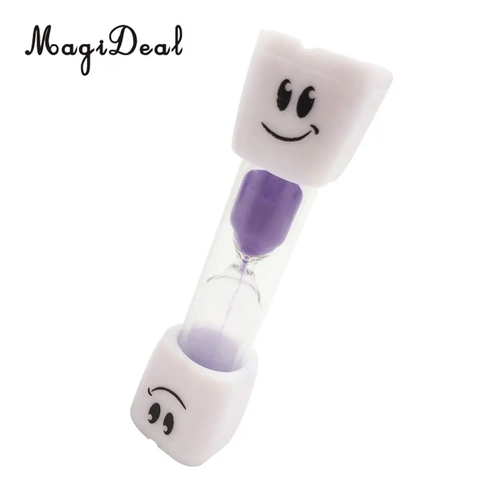 Tooth Brushing Timer Hourglass Sandglass Glass Lovely Smile Sand Egg Timers Kitchen Tool Office Decor Games Playing Novelty Gift