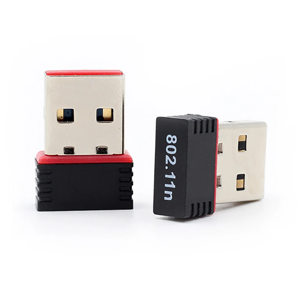 10 шт. USB WiFi адаптер 150 Мбит/с 2 0 Wi Fi беспроводная сетевая LAN Карта 802.11AC антенна для ПК