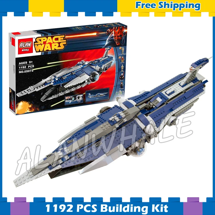

1192pcs New Space Wars The Malevolence 05072 Model Building Blocks Assemble Gifts Sets Boys Movie Games Compatible With Lego