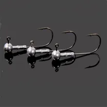 12 шт./лот Высокое качество 7 г привести голову крюк Джиги приманки Рыбалка Крючки для мягкой приманки Рыбалка снасти Ocean Рыбалка