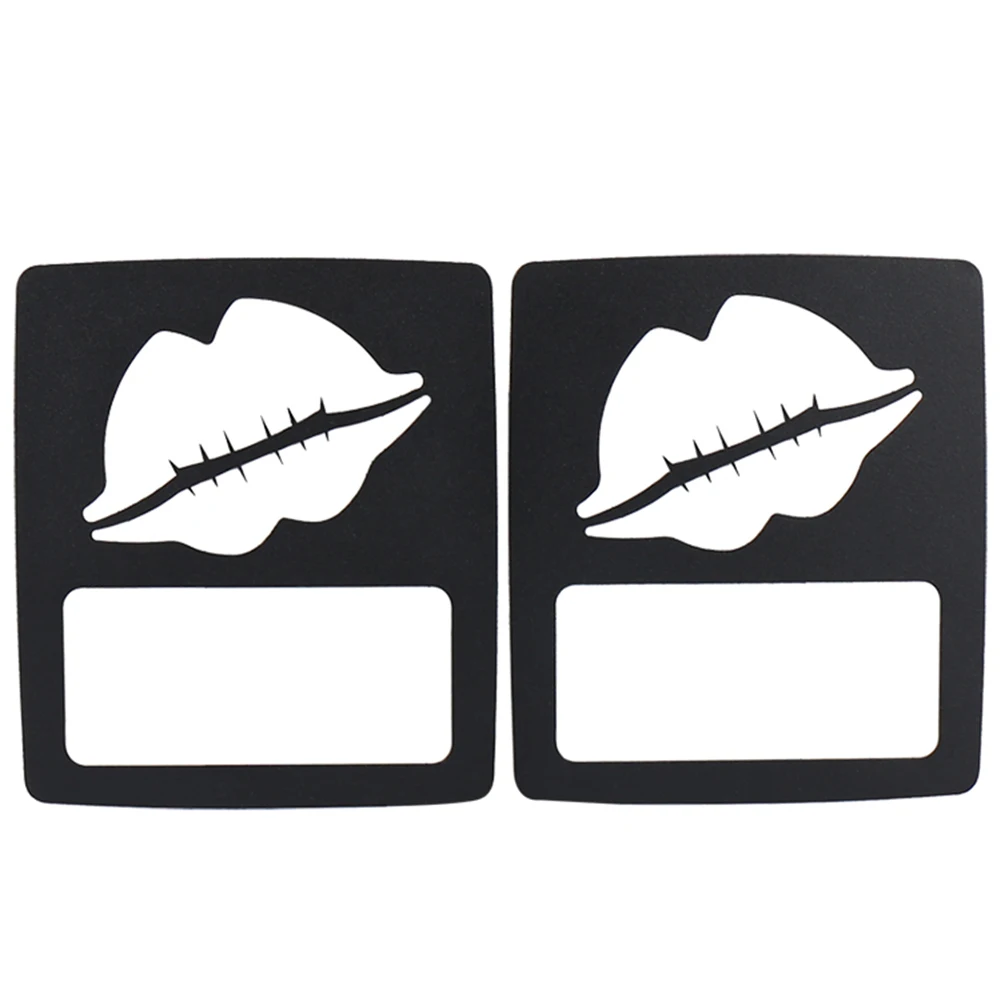 

2pc Car Tail Rear Light Lamp Guards Decoration Cover Trim Panel Frame Sticker Fit for Jeep Wrangler Metal Lamp Guards New