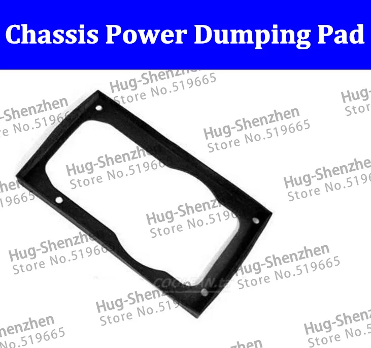 High Quality Black Silicon Damping Pad Ageing resistance and high-temperature for Desktop ATX Chassis Power --2pcs | Компьютеры и офис