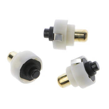 

10 Pcs / Set DC 30V 1A C8 Flashlight Tail Button Switch Lightweight Strong White Round